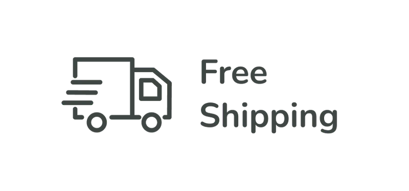 A free shipping logo